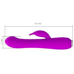 PRETTY LOVE MOLLY VIBRADOR CON ROTACION RECARGABLE