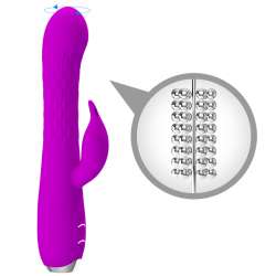 PRETTY LOVE MOLLY VIBRADOR CON ROTACION RECARGABLE