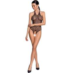 PASSION WOMAN BS087 BODYSTOCKING NEGRO TALLA UNICA