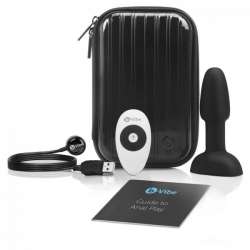 B VIBE RIMMING CONTROL REMOTO ANAL PLUG PETITE NEGRO