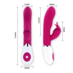 PRETTY LOVE FLIRTATION VIBRADOR CON ESTIMULADOR FELIX