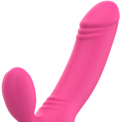 OHMAMA BIX VIBRADOR DOBLE ESTIMULACIoN XMAS EDITION ROSA