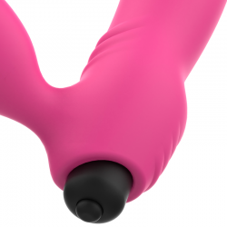 OHMAMA BIX VIBRADOR DOBLE ESTIMULACIoN XMAS EDITION ROSA