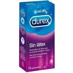 DUREX PRESERVATIVOS SIN LATEX 12 UDS