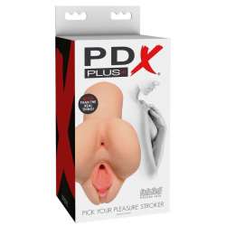 PDX PLUS PICK YOUR PLEASURE MASTURBADOR DOBLE LIGHT SKIN