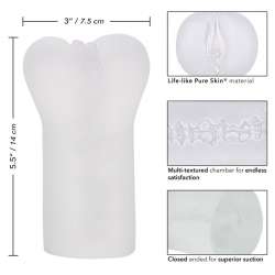 CALEX BOUNDLESS VULVA MASTURBADOR TRANSPARENTE