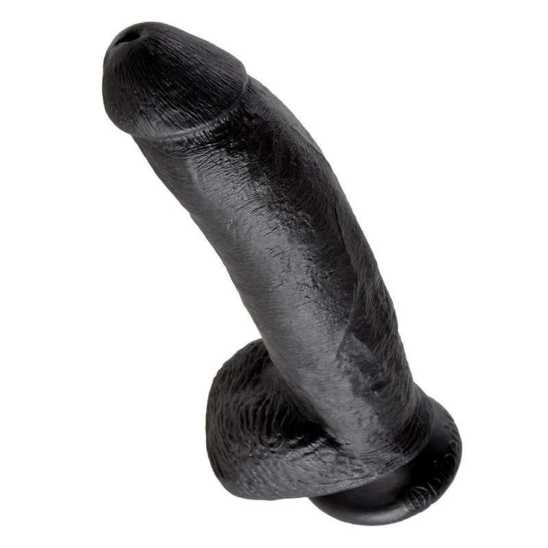 KING COCK 9 PENE REALISTICO NEGRO 229CM