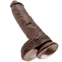 KING COCK 10 PENE REALISTICO MARRON 265 CM