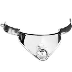 METAL HARD COLLAR RESTRICCION CON ANILLA Y CANDADO 125 CM