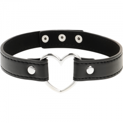 COQUETTE CHIC DESIRE COLLAR CUERO VEGANO ACCESORIO WOMAN CORAZoN