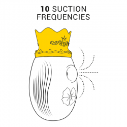 INTENSE ESTIMULADOR CLITORIS 10 MODOS DE SUCCIoN Y LICKING AZUL