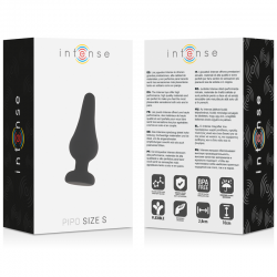 INTENSE ANAL PLUG PIPO S SILICONE NEGRO 98 CM