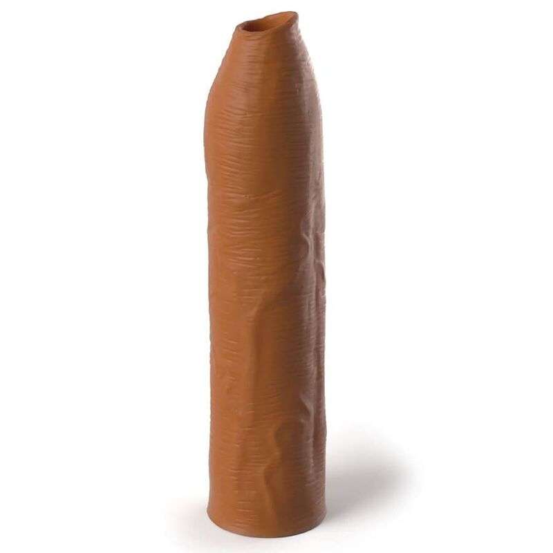 PIPEDREAMS EXTENSION SLEEVE UNCUT 1778 CM CARAMEL