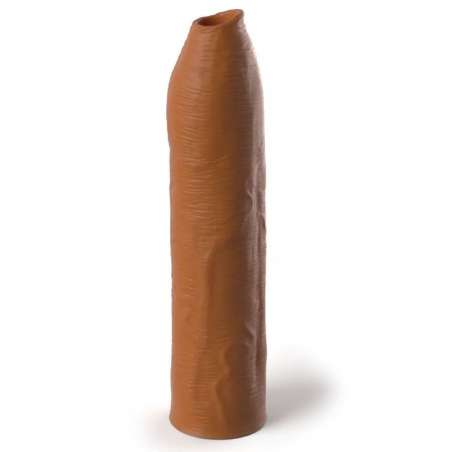 PIPEDREAMS EXTENSION SLEEVE UNCUT 1778 CM CARAMEL