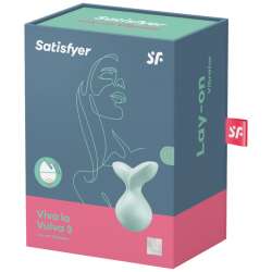 SATISFYER VIVA LA VULVA 3 VIBRADOR LAY ON VERDE