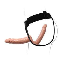 BAILE ULTRA PASSIONATE HARNESS DOBLES DILDOS CON ARNeS