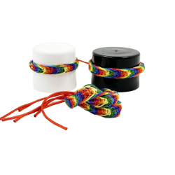 PRIDE PULSERA HILO TRENZADO BANDERA LGBT