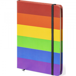 PRIDE BLOC DE NOTAS 15 x 21 BANDERA LGBT