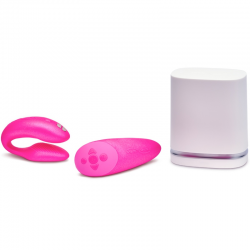 WE VIBE CHORUS VIBRADOR PAREJAS CON CONTROL SQUEEZE ROSA