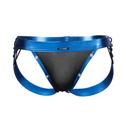 CUT4MEN JOCKSTRAP DESIRE CUERO AZUL XL