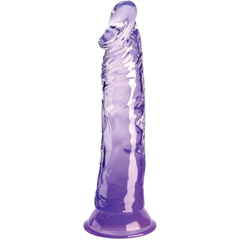 KING COCK CLEAR PENE REALISTICO 197 CM MORADO