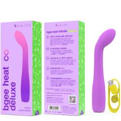 B SWISH BGEE HEAT INFINITE DELUXE VIBRADOR RECARGABLE SILICONA LAVANDA