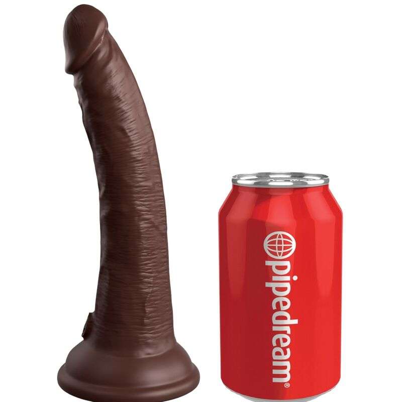 KING COCK ELITE DILDO REALISTICO SILICONA 178 CM MARRON