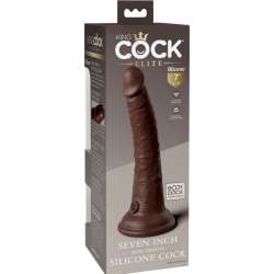 KING COCK ELITE DILDO REALISTICO SILICONA 178 CM MARRON