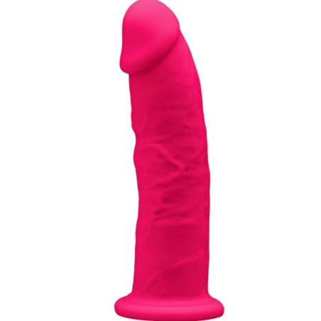 SILEXD MODELO 2 PENE REALISTICO SILICONA PREMIUM SILEXPAN FUCSIA 15 CM