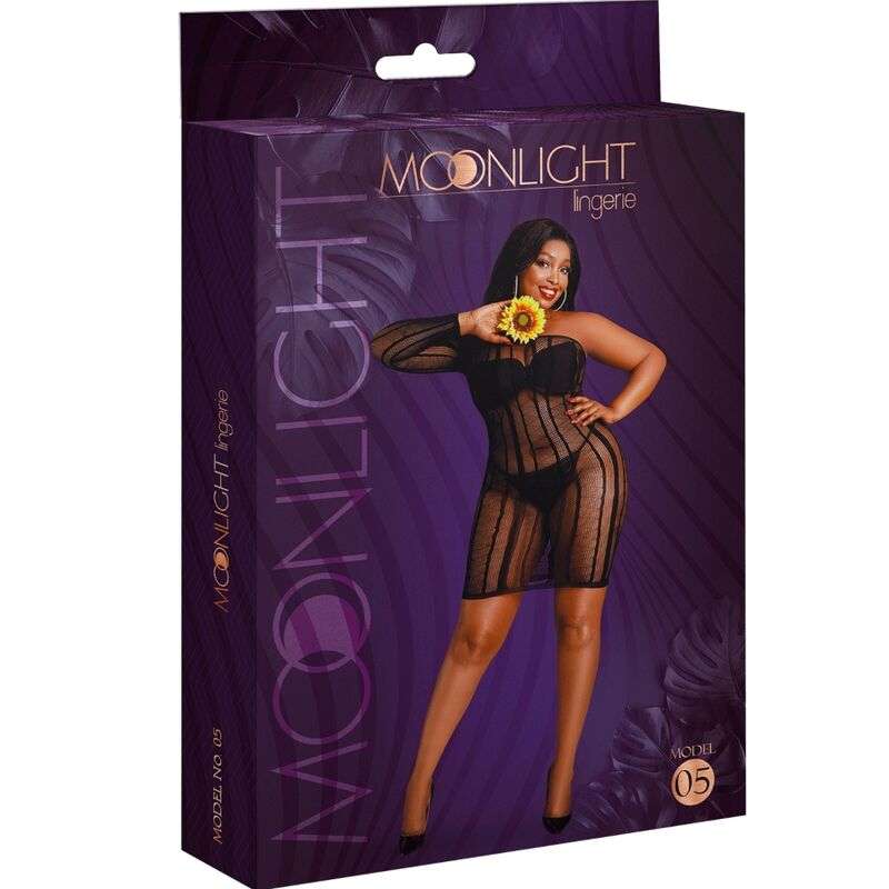 MOONLIGHT MODELO 5 VESTIDO NEGRO TALLA UNICA PLUS SIZE