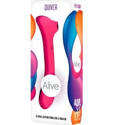 ALIVE QUIVER SUCCIONADOR VIBRADOR FUCSIA