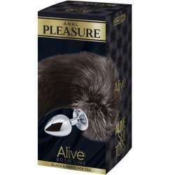 ALIVE ANAL PLEASURE PLUG METAL COLA DE ZORRO TALLA L