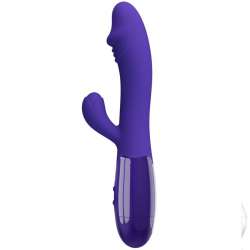 PRETTY LOVE SNAPPY YOUTH VIBRADOR 38 ESTIMULADOR PUNTOG VIOLETA