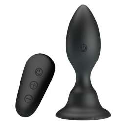 MR PLAY PLUG ANAL CON VIBRACION NEGRO CONTROL REMOTO