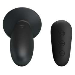 MR PLAY PLUG ANAL CON VIBRACION NEGRO CONTROL REMOTO