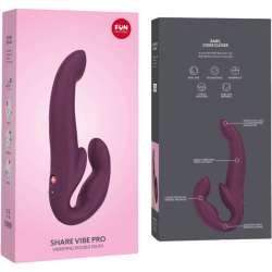 FUN FACTORY SHARE VIBE PRO VIBRADOR DOBLE GRANATE