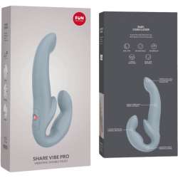 FUN FACTORY SHARE VIBE PRO VIBRADOR DOBLE GRIS