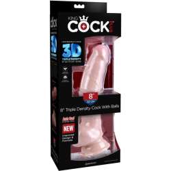 KING COCK DILDO TRIPLE DENSIDAD 184 CM