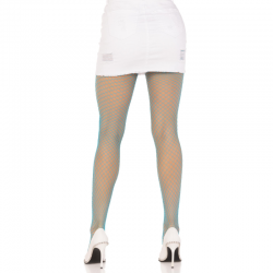 LEG AVENUE PANTIMEDIAS REJILLA LYCRA AZUL