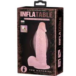 BAILE INFLATABLE DILDO HINCHABLE REALISTICO CON VENTOSA 15 CM