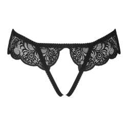 LIVCO CORSETTI FASHION LOVE STORY LC 90679 PANTY CROTCHLESS NEGRO S M