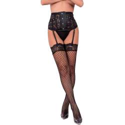 LIVCO CORSETTI FASHION PONCZOCHY AUFDARIA BODYSTOCKING NEGRO S M