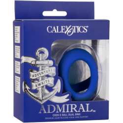 ADMIRAL COCK BALL DOBLE ANILLO AZUL