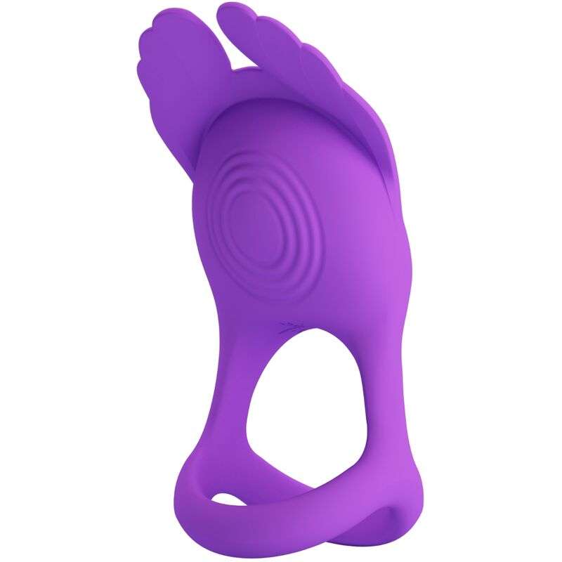 PRETTY LOVE ANILLO VIBRADOR SILAS 7 VIBRACIONES SILICONA LILA