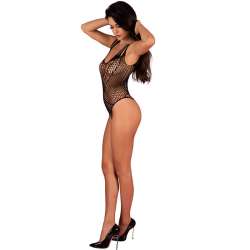 LIVCO CORSETTI FASHION MORET LC 17329 BODY CROTCHLESS NEGRO TALLA uNICA