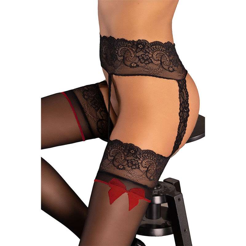 LIVCO CORSETTI FASHION MONIKONI XG054 MEDIAS NEGRO TALLA uNICA