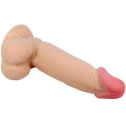 PRETTY LOVE SLIDING SKIN SERIES DILDO REALiSTICO CON VENTOSA PIEL DESLIZANTE 194 CM