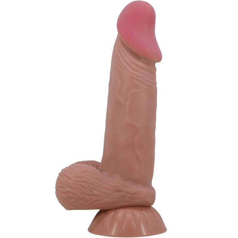 PRETTY LOVE SLIDING SKIN SERIES DILDO REALiSTICO CON VENTOSA PIEL DESLIZANTE MORENO 194 CM