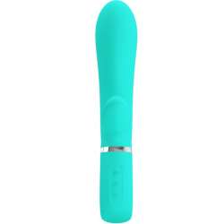 PRETTY LOVE THOMAS VIBRADOR PUNTO G MULTIFUNCIoN VERDE AGUA