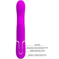 PRETTY LOVE VIBRADOR RABBIT PERLAS VIOLETA